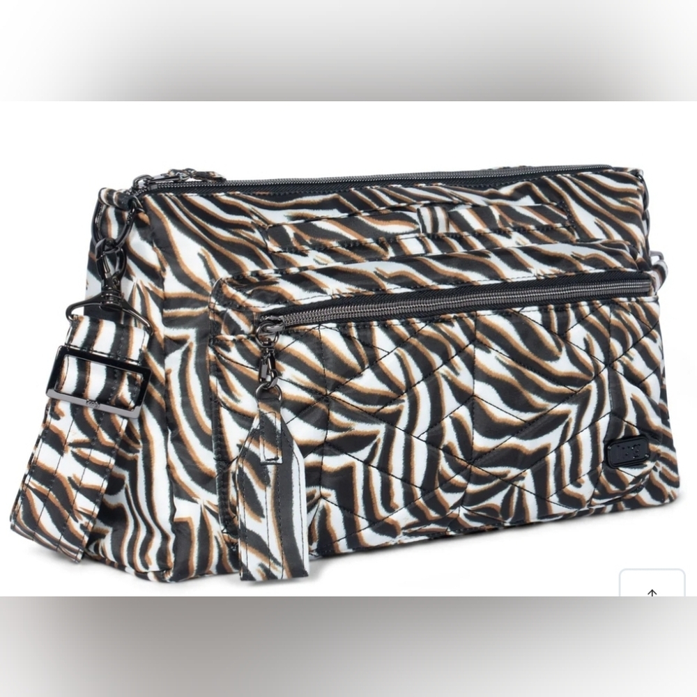 LUG Stretch Crossbody Bag - Zebra Sand